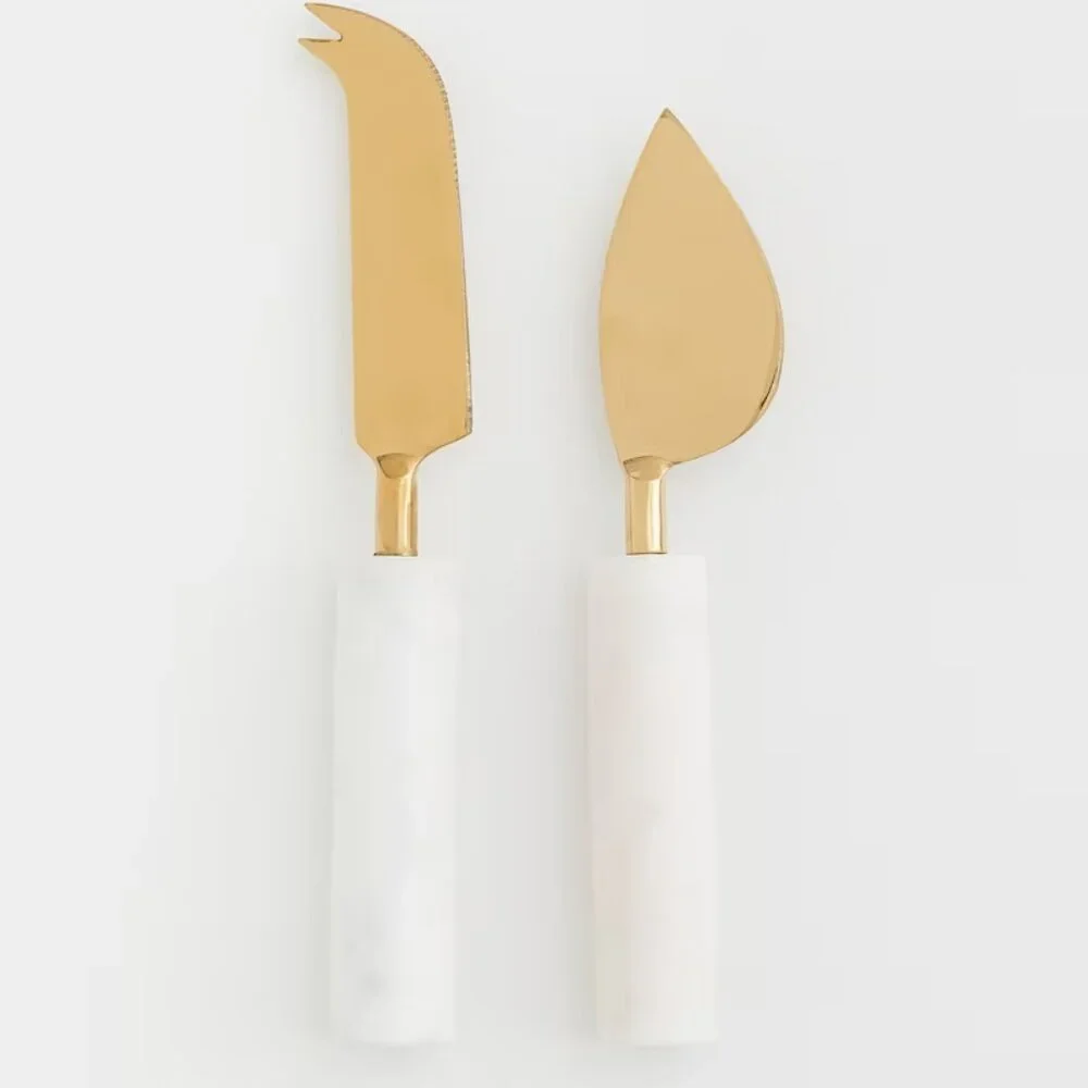 2-pack Marble Cheese Knives/NWT